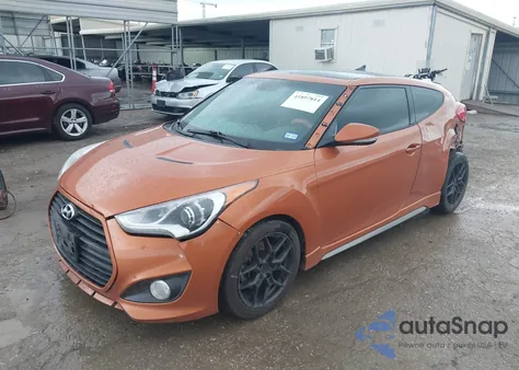2015 Hyundai Veloster Turbo from USA, damaged, VIN KMHTC6AE5FU236383